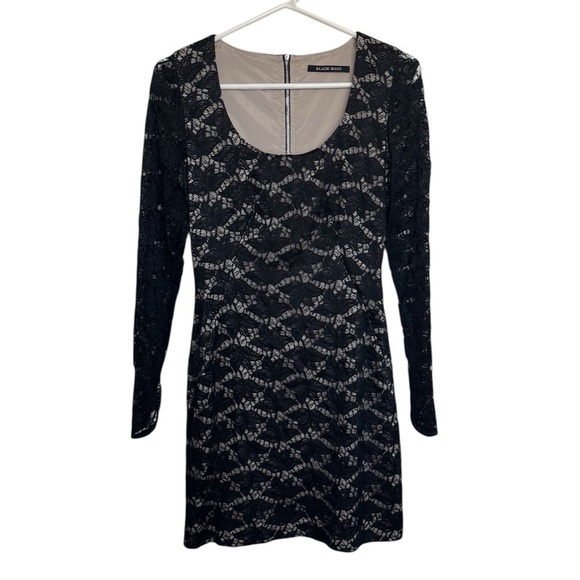 navy blue lace long sleeve prom dress Long Prom Dress Navy Blue Half Sleeve Lace Applique Formal Evening Dresses 2018 APD3261 main image 1